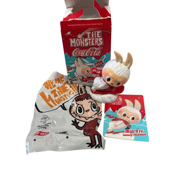 Pop Mart The Monsters Labubu X CocaCola Figurine Blind Box-Snowy Mountain - Picture 15 of 15